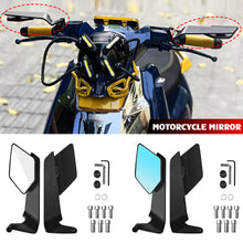 Load image into Gallery viewer, Motorcycle Rearview Mirror Invisible Wing Adjustable Rotating Side View Mirror For MT07 MT03 MT25 MT09 MT09 MT10