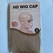 Load image into Gallery viewer, Wholesale HD Wig Cap for Women Invisible Ultra-thin Stretchy Stocking Caps for Lace Front Wigs Sheer Wig Cap Thin Nylon Cap