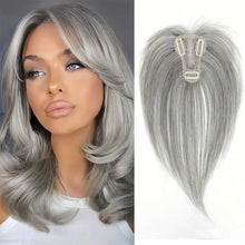 Load image into Gallery viewer, Wig Piece for Women with A Bangs Patch Covering White Hair Thin Invisible Naturally Fluffy Bangs Patch Women Wig
