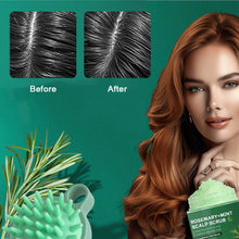 Load image into Gallery viewer, Rosemary Mint Scalp Scrub Deep Cleansing Refreshing Oil Control Rosemary Shampoo for Strengthens Hair Nourishing The Scalp