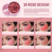 Load image into Gallery viewer, Innovative 3D Rose Powder Blusher Naturally Improves Color Small Petals Nude Makeup Easy To Color Powder Blusher
