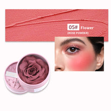 Load image into Gallery viewer, Innovative 3D Rose Powder Blusher Naturally Improves Color Small Petals Nude Makeup Easy To Color Powder Blusher