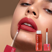 Load image into Gallery viewer, Waterproof Liquid Lipstick Matte Velvet Clay Texture Lip Gloss Bohemian Style Earth Brown Lasting Non Stick Cup Makeup