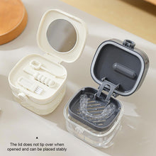 Load image into Gallery viewer, Multi Functional Denture Cleaning Box Portable Bathroom Washing Denture Cleaner Storage Box Denture Cleaning Soaking Box