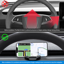 Load image into Gallery viewer, Car Phone Holder No trace Clip-on For Dashboard Air Vent Liquid Silicone Rubber For Tesla Model 3 Y Highland 2017-2025