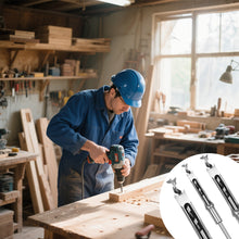 Load image into Gallery viewer, 1Pc 6-16mm HSS Square hole drill Woodworking Drill Tools Auger Mortising Chisel Drill Set DIY Furniture Square Woodworking drill