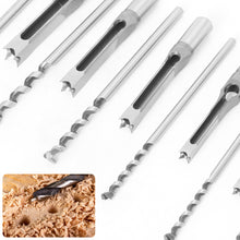 Load image into Gallery viewer, 1Pc 6-16mm HSS Square hole drill Woodworking Drill Tools Auger Mortising Chisel Drill Set DIY Furniture Square Woodworking drill