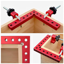 Load image into Gallery viewer, 90° 140mm Aluminum Alloy Metal Corner Clamps For Woodworking Positioning Fixed Right Angle Clamp Corner Clamp High Precision Measuring Tool