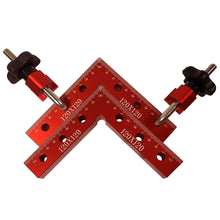 Load image into Gallery viewer, 90° 140mm Aluminum Alloy Metal Corner Clamps For Woodworking Positioning Fixed Right Angle Clamp Corner Clamp High Precision Measuring Tool