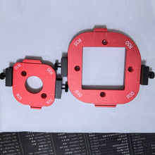 Load image into Gallery viewer, Woodworking Router Arcs Angle Positioning Template Corner Radius Routers R10-R50 Radius Jig Wood Milling Cutter Round R-corner