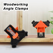 Load image into Gallery viewer, 4pcs 90° Corner Clamps For Woodworking Fast Adjustable Quick Spring Loaded Woodworking Clamps Cabinets Photo Framing