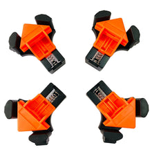 Load image into Gallery viewer, 4pcs 90° Corner Clamps For Woodworking Fast Adjustable Quick Spring Loaded Woodworking Clamps Cabinets Photo Framing