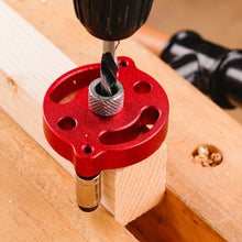 Load image into Gallery viewer, 3-10mm Vertical Doweling Jig Kit Self Centering Drill Guide Locator Aluminum Alloy Woodworking Hole Puncher DIY Furniture Connection