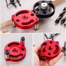 Load image into Gallery viewer, 3-10mm Vertical Doweling Jig Kit Self Centering Drill Guide Locator Aluminum Alloy Woodworking Hole Puncher DIY Furniture Connection