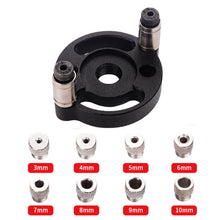 Load image into Gallery viewer, 3-10mm Vertical Doweling Jig Kit Self Centering Drill Guide Locator Aluminum Alloy Woodworking Hole Puncher DIY Furniture Connection
