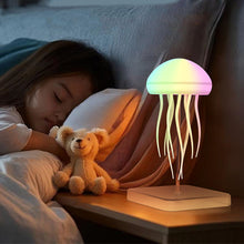 Load image into Gallery viewer, Upgrade Voice Control Dancing Jellyfish Lamp with Remote Control Rechanging Table Night Light Color Changing Atmosphere Light Birthday Christmas Gift