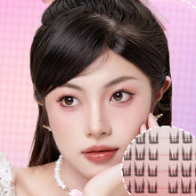 Load image into Gallery viewer, C Curl Glue-free Manga Lashes Reusable Natural Segmented Eyelashes Single Cluster No Need Glue Cat Elf False Eyelashes Down Eyelashes