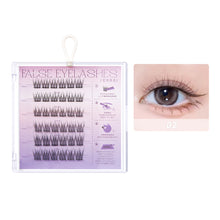 Load image into Gallery viewer, C Curl Glue-free Manga Lashes Reusable Natural Segmented Eyelashes Single Cluster No Need Glue Cat Elf False Eyelashes Down Eyelashes