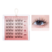 Load image into Gallery viewer, C Curl Glue-free Manga Lashes Reusable Natural Segmented Eyelashes Single Cluster No Need Glue Cat Elf False Eyelashes Down Eyelashes