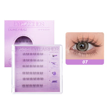 Load image into Gallery viewer, C Curl Glue-free Manga Lashes Reusable Natural Segmented Eyelashes Single Cluster No Need Glue Cat Elf False Eyelashes Down Eyelashes