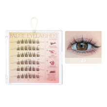 Load image into Gallery viewer, C Curl Glue-free Manga Lashes Reusable Natural Segmented Eyelashes Single Cluster No Need Glue Cat Elf False Eyelashes Down Eyelashes