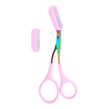 Load image into Gallery viewer, Eyebrow Trimmer Scissor Beauty Products for Women Eyebrow Scissors with Comb Stainless Steel Makeup Tools Beauty Scissors