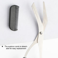 Load image into Gallery viewer, Eyebrow Trimmer Scissor Beauty Products for Women Eyebrow Scissors with Comb Stainless Steel Makeup Tools Beauty Scissors