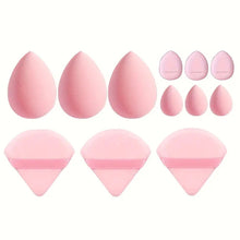 Load image into Gallery viewer, 12PCS Makeup Sponge Cosmetic Puff Makeup Tools Foundation Powder Sponge Beauty Tool Women Make Up Accessories