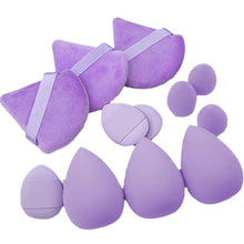 Load image into Gallery viewer, 12PCS Makeup Sponge Cosmetic Puff Makeup Tools Foundation Powder Sponge Beauty Tool Women Make Up Accessories