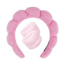 Load image into Gallery viewer, Soft Comfortable Wash Face Sponge Headband Wrist Strap Beauty Skincare Yoga Multipurpose Versatile Hair Fixing Headband