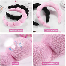 Load image into Gallery viewer, Soft Comfortable Wash Face Sponge Headband Wrist Strap Beauty Skincare Yoga Multipurpose Versatile Hair Fixing Headband