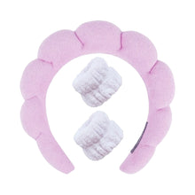 Load image into Gallery viewer, Soft Comfortable Wash Face Sponge Headband Wrist Strap Beauty Skincare Yoga Multipurpose Versatile Hair Fixing Headband