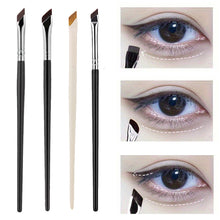 Load image into Gallery viewer, 2Pcs Upgrade Blade Eyeliner Brush Ultra Thin Fine Angle Flat Eyebrow Brush Under The Eyes Place Precise Detail Brush