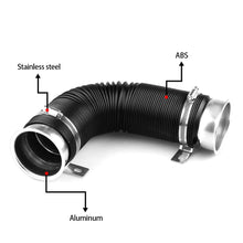 Load image into Gallery viewer, 76mm Car Modification Supplies Telescopic Tube Ventilation Tube Intake Air Pipe Expandable Cold Air Intake Kit