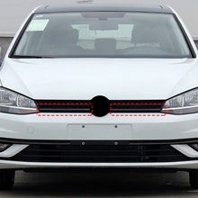Load image into Gallery viewer, 2Pcs Car Grille Decorative Up Grille Strips Car Stickers Auto Accessories for VW Golf 7 7.5 Rline Logo Cover