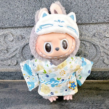 Load image into Gallery viewer, Miniature Kimono Skirt Set for 17cm Labubu Dolls Cute DIY Doll Clothes Fashion Accessories Lovely Outfit Gifts for Girls Friends
