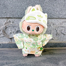 Load image into Gallery viewer, Miniature Kimono Skirt Set for 17cm Labubu Dolls Cute DIY Doll Clothes Fashion Accessories Lovely Outfit Gifts for Girls Friends