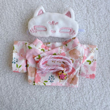 Load image into Gallery viewer, Miniature Kimono Skirt Set for 17cm Labubu Dolls Cute DIY Doll Clothes Fashion Accessories Lovely Outfit Gifts for Girls Friends