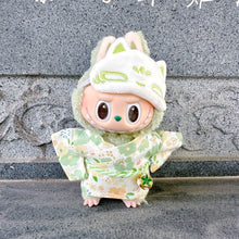 Load image into Gallery viewer, Miniature Kimono Skirt Set for 17cm Labubu Dolls Cute DIY Doll Clothes Fashion Accessories Lovely Outfit Gifts for Girls Friends