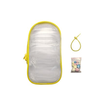 Load image into Gallery viewer, For 17cm Labubu V2 V3 15cm Cotton Doll Outfit Crossbody Pain Bag PVC Storage Bag Dolls Display Bag