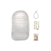 Load image into Gallery viewer, For 17cm Labubu V2 V3 15cm Cotton Doll Outfit Crossbody Pain Bag PVC Storage Bag Dolls Display Bag