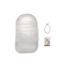 Load image into Gallery viewer, For 17cm Labubu V2 V3 15cm Cotton Doll Outfit Crossbody Pain Bag PVC Storage Bag Dolls Display Bag