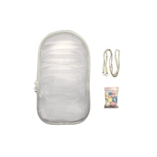 Load image into Gallery viewer, For 17cm Labubu V2 V3 15cm Cotton Doll Outfit Crossbody Pain Bag PVC Storage Bag Dolls Display Bag