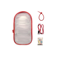 Load image into Gallery viewer, For 17cm Labubu V2 V3 15cm Cotton Doll Outfit Crossbody Pain Bag PVC Storage Bag Dolls Display Bag