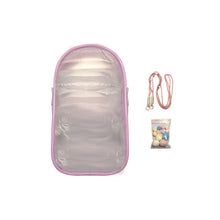 Load image into Gallery viewer, For 17cm Labubu V2 V3 15cm Cotton Doll Outfit Crossbody Pain Bag PVC Storage Bag Dolls Display Bag