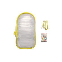 Load image into Gallery viewer, For 17cm Labubu V2 V3 15cm Cotton Doll Outfit Crossbody Pain Bag PVC Storage Bag Dolls Display Bag