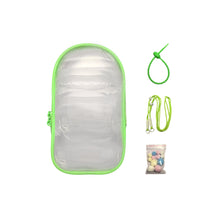 Load image into Gallery viewer, For 17cm Labubu V2 V3 15cm Cotton Doll Outfit Crossbody Pain Bag PVC Storage Bag Dolls Display Bag