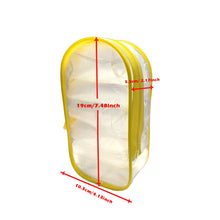 Load image into Gallery viewer, For 17cm Labubu V2 V3 15cm Cotton Doll Outfit Crossbody Pain Bag PVC Storage Bag Dolls Display Bag