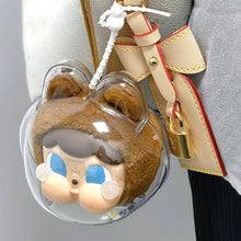 Load image into Gallery viewer, 1PC Protective Acrylic Storage Case For Plush Dolls Display Bag for Crybaby No Doll Transparent Portable Cable Organizer Box