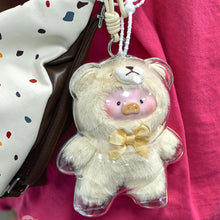 Load image into Gallery viewer, 1PC Protective Acrylic Storage Case For Plush Dolls Display Bag for Lulu the Piggy No Doll Transparent Portable Cable Organizer Box